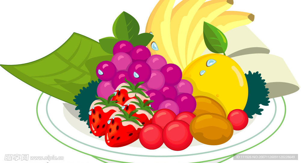 矢量水果