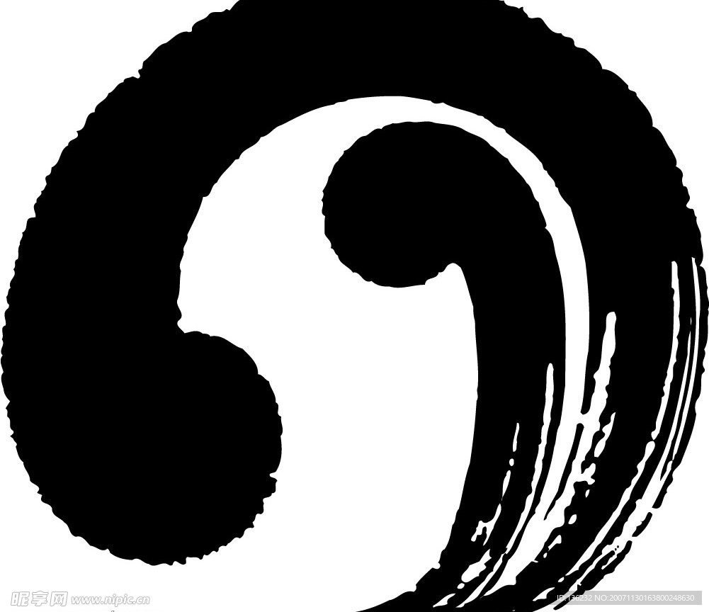 ps笔刷→水墨笔刷