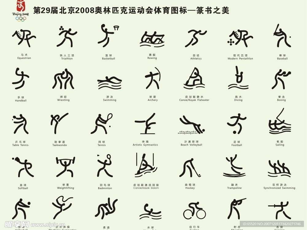 2008年体育图标