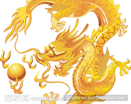 金龙的矢量图