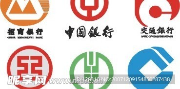 各银行标志