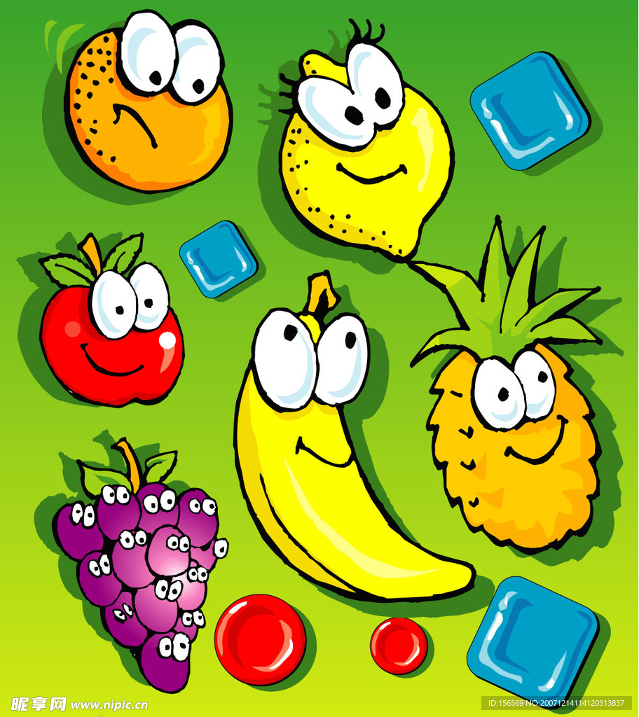 矢量水果