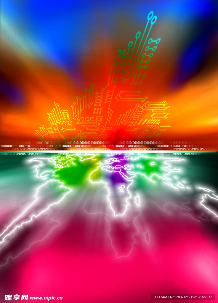 广告设计图　　科技创意　　数字生活