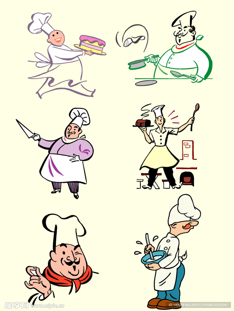 精美卡通人物矢量图7