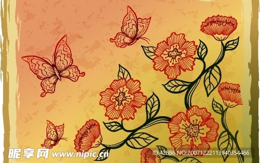 精品矢量花纹52