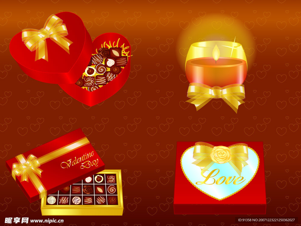 2008情人节矢量素材