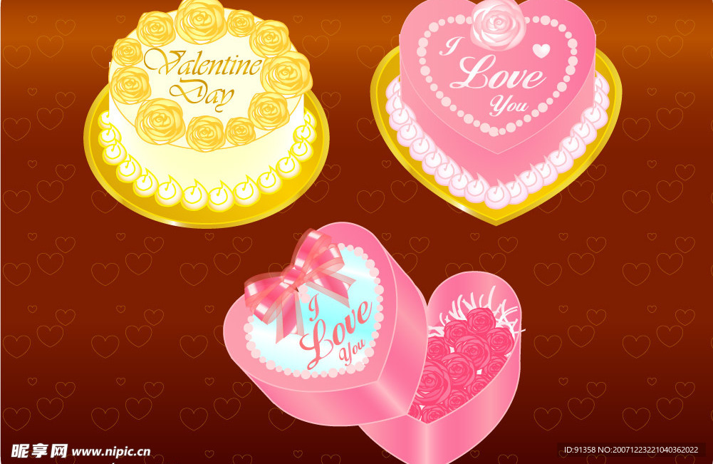 2008情人节矢量素材