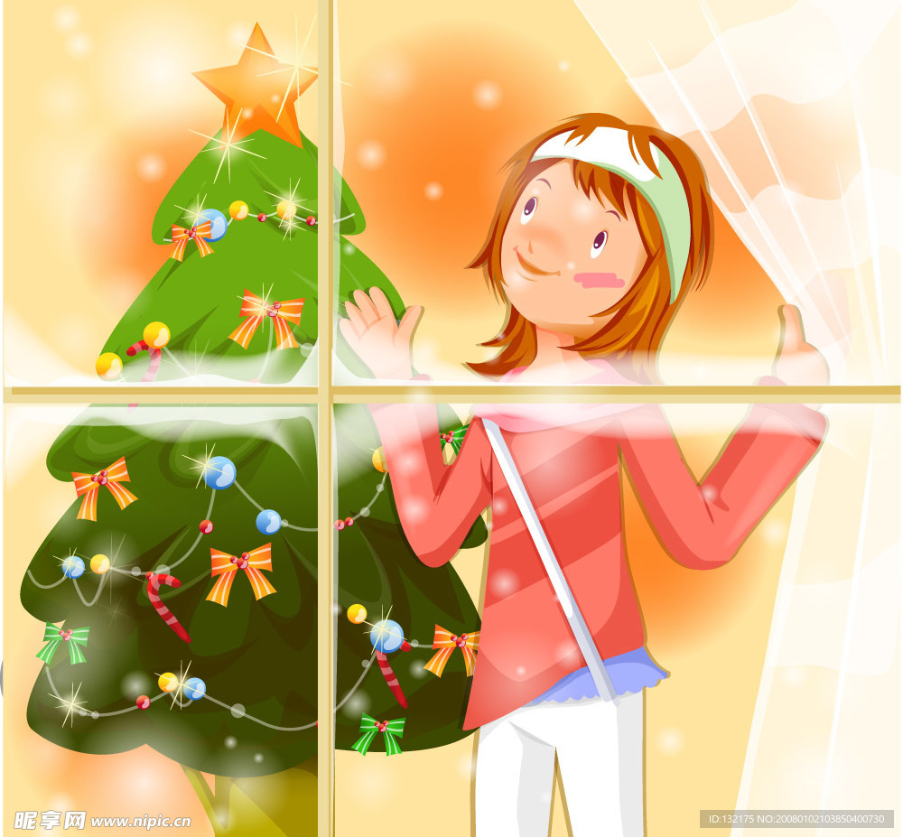 韩国情人节插画