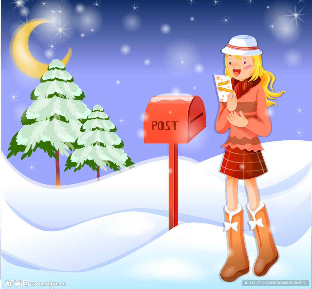 韩国情人节插画