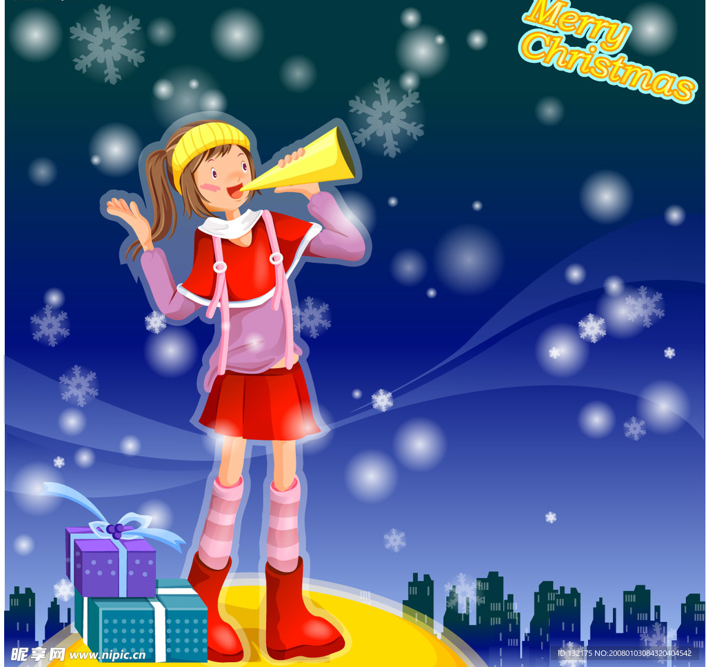 韩国情人节插画