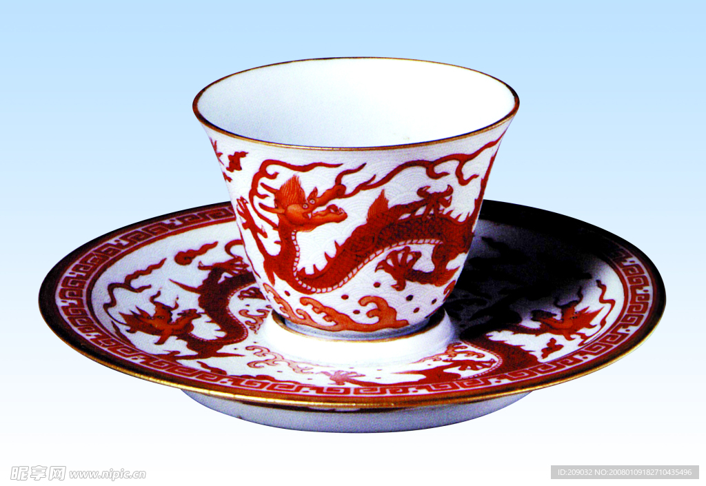 古典茶杯素材(有路径)