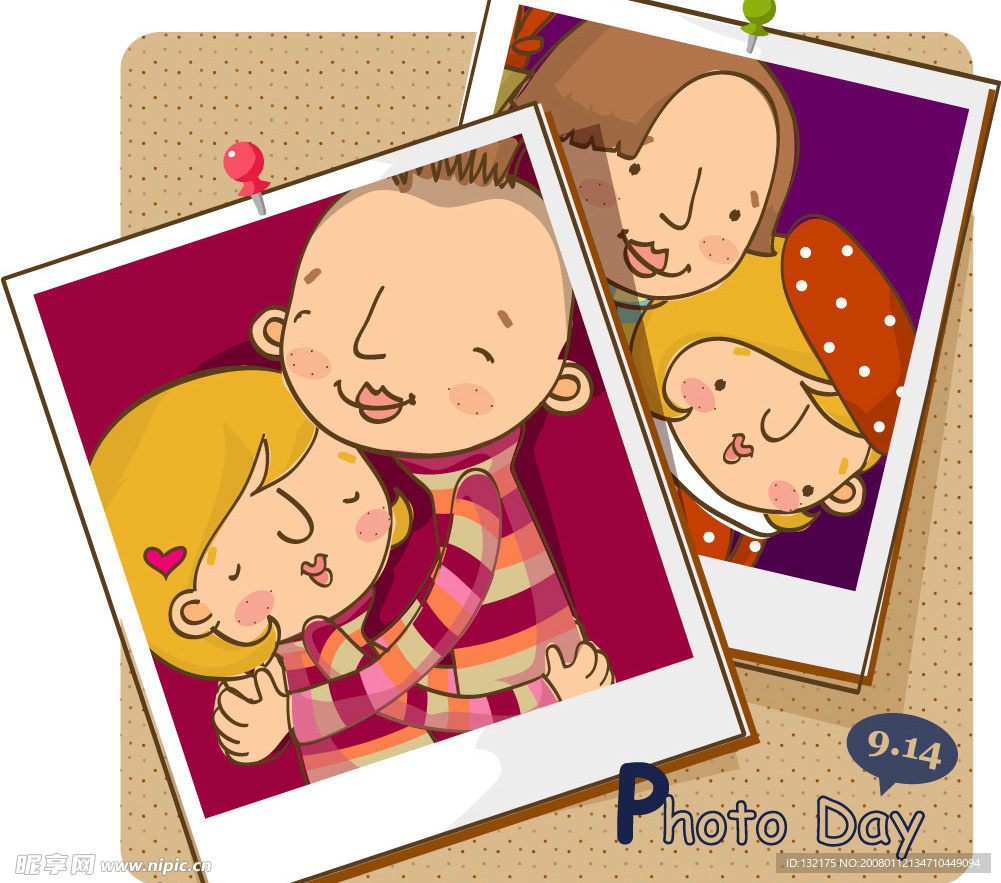 韩国情人节插画