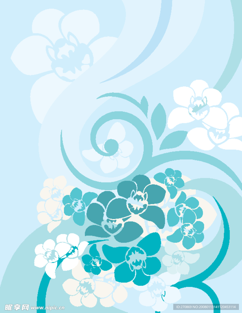 漂亮花纹