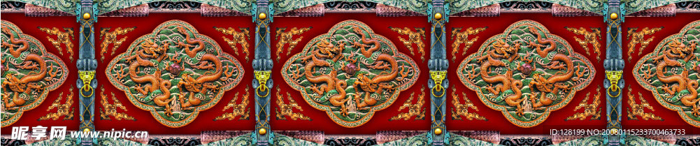 双龙戏珠 古典风格素材18