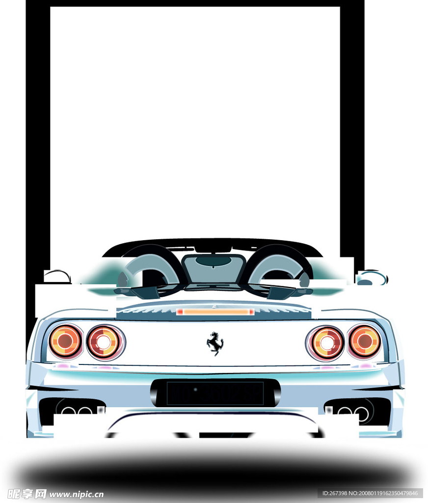 CDR精绘矢量汽车