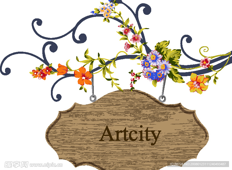 情人节背景花纹