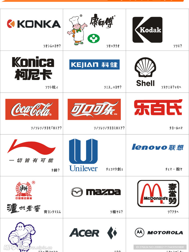 企业类形象标志或产品标志