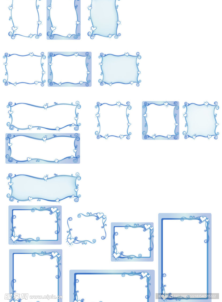 韩国矢量花边素材