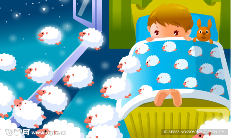 韩国儿童节矢量图