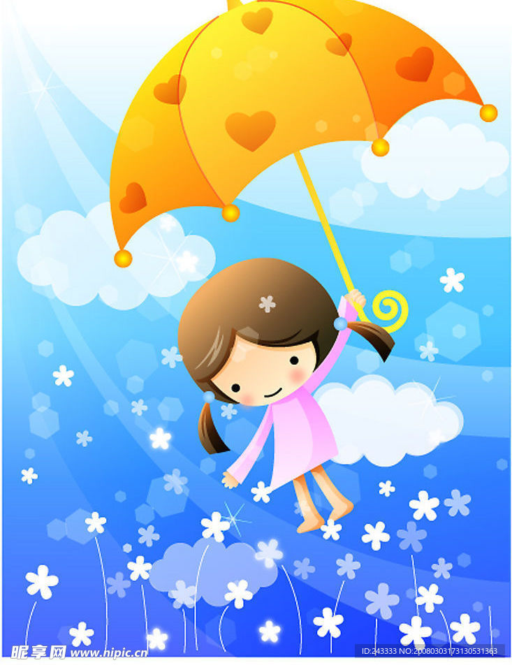 韩国儿童节矢量图