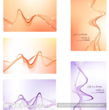 矢量 唯美 背景  底纹