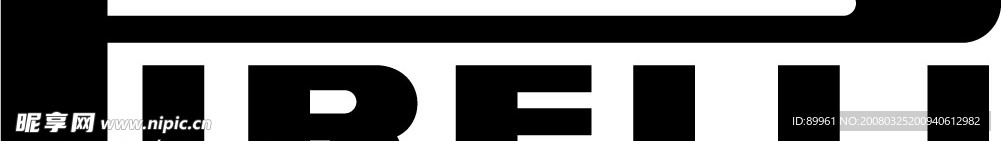 倍耐力轮胎标志矢量图