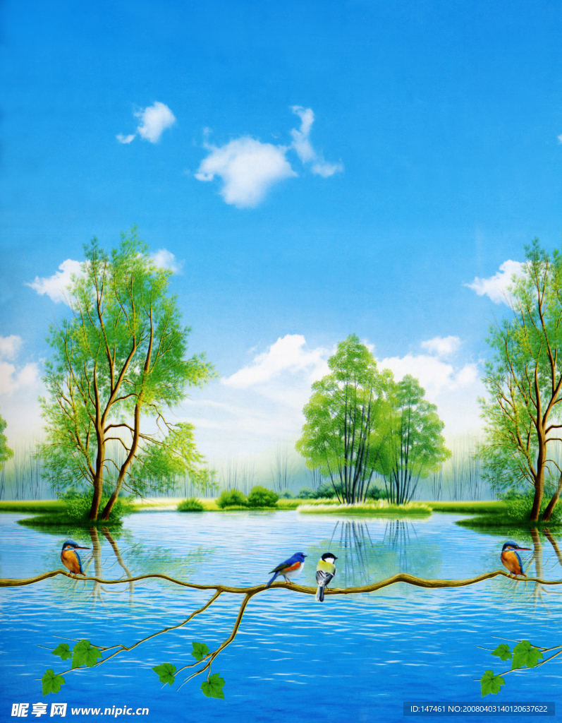 自然风景画
