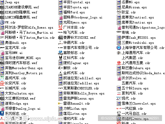 汽车摩托车标志大全