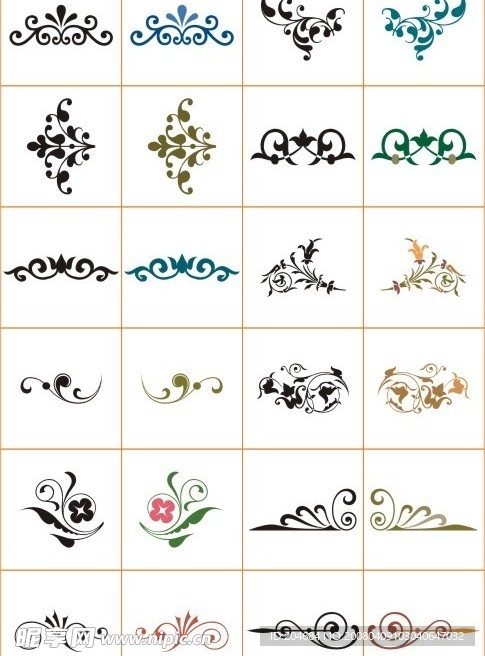中国花纹1