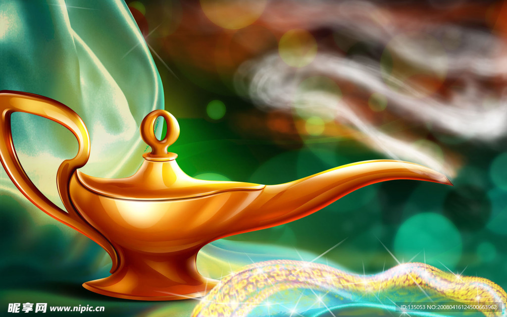 抽象华丽色彩视觉设计