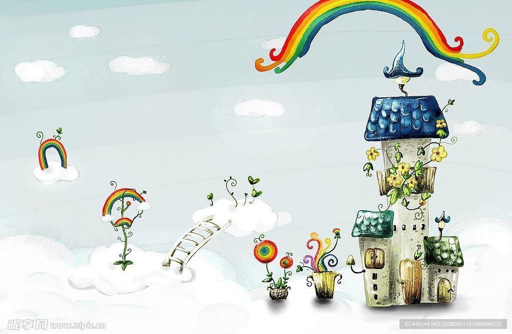 {夏之爽}《背景素材.儿童模板.夏天素材》