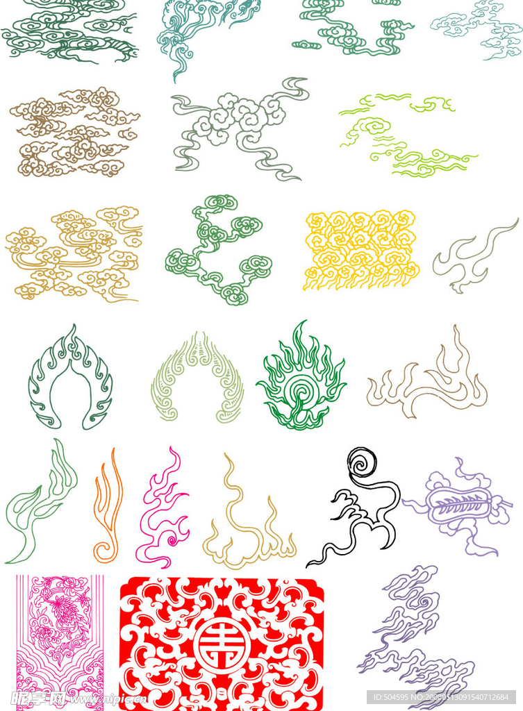 中国古代花纹