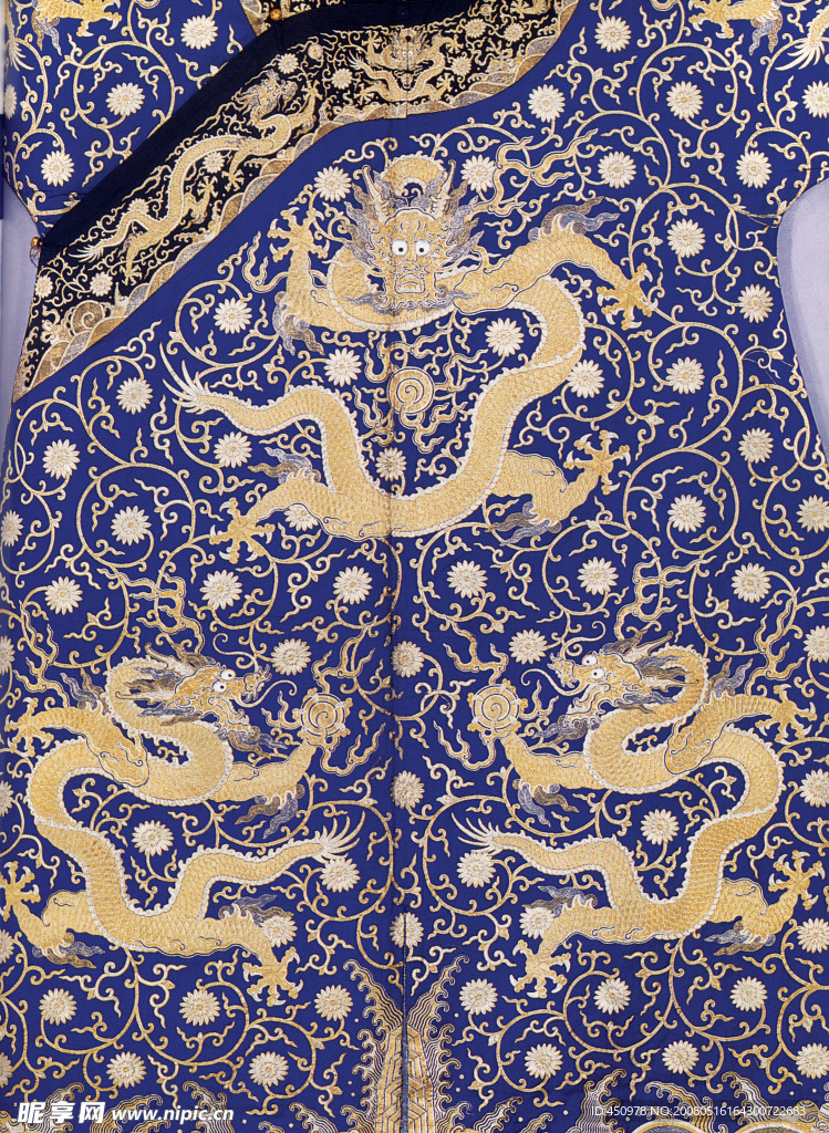龙袍刺绣纹样