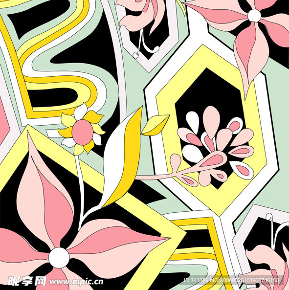 矢量抽象花纹