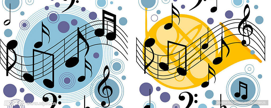 矢量音乐圆点