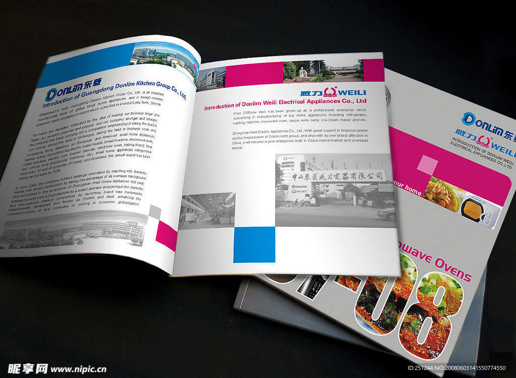 威力电器企业画册