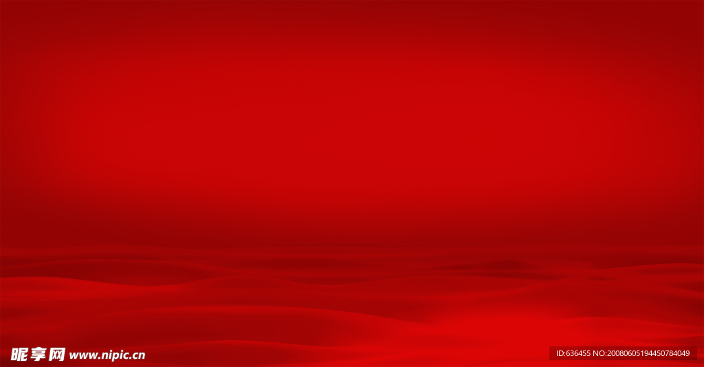 红背景