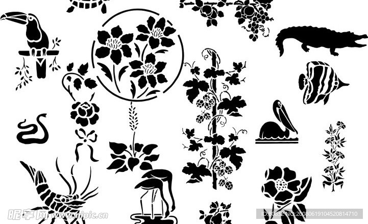 日本超精底纹背景花边矢量图