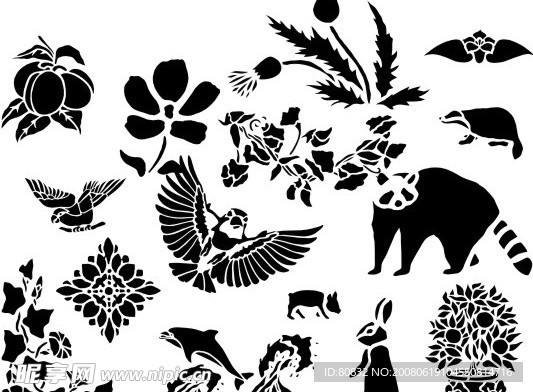 日本超精底纹背景花边矢量图