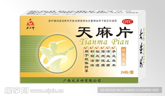 药品包装（展开图）