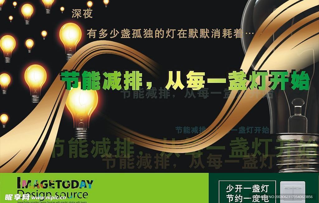 节能减排宣传海报