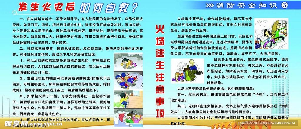 消防安全知识展板03
