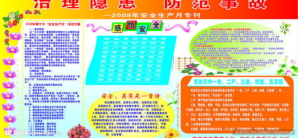 安全月板报