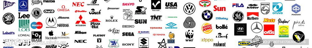 经典的广告标志
