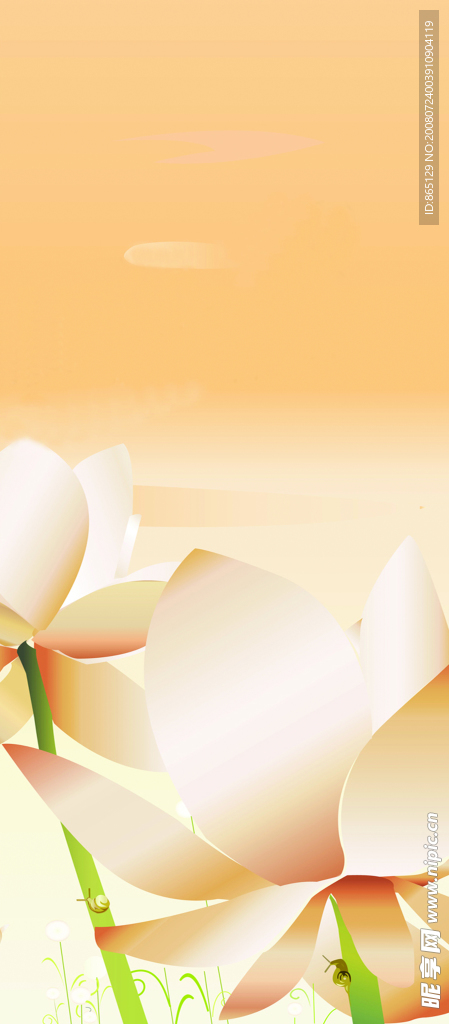 夏日睡莲B 强化移门图