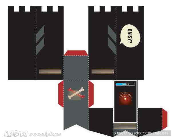 个性包装设计盒子图案001