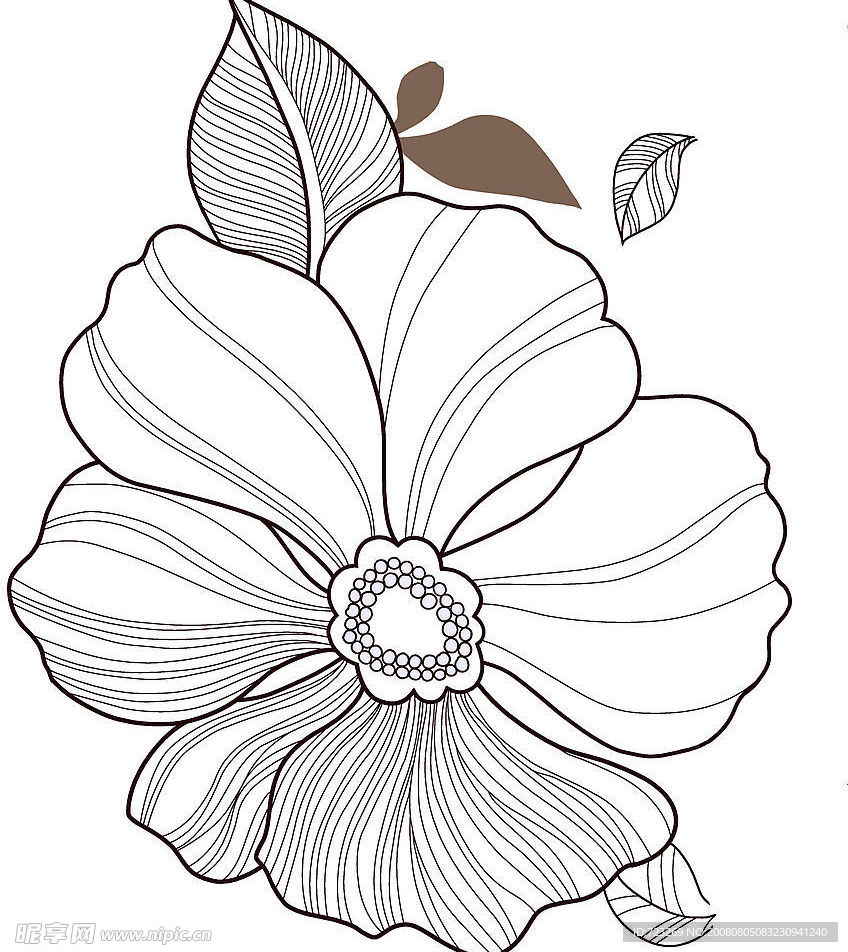 psd 分层花纹