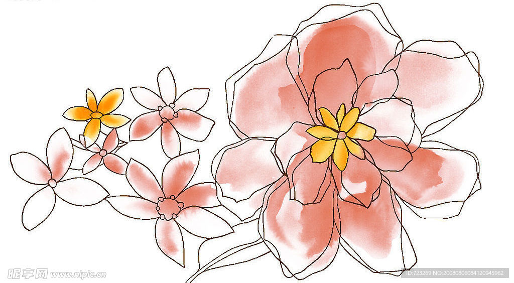 psd 分层花纹