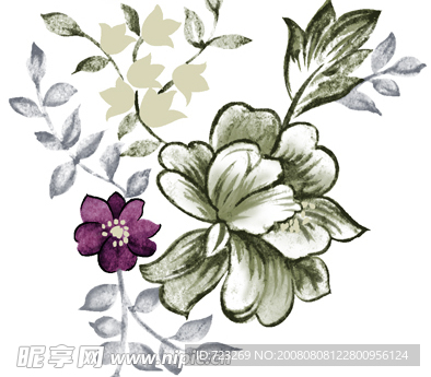 psd 分层花纹