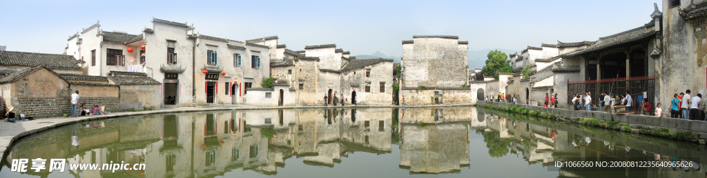 宏村宽幅风景